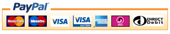 Credit or debit card through PayPal